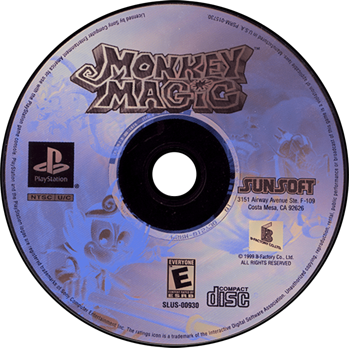 Monkey Magic media 7 for Playstation
